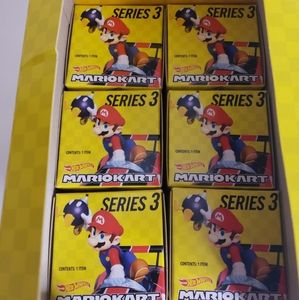 Hot Wheels MARIOKART SERIES 3 Blind Box die-cast 12 ITEMS BOX Mario Kart Various